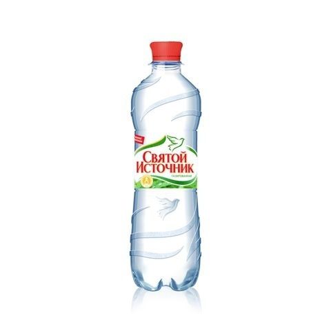 Вода питьевая Святой Источник 0,33л газ., пластик 12 бутылок