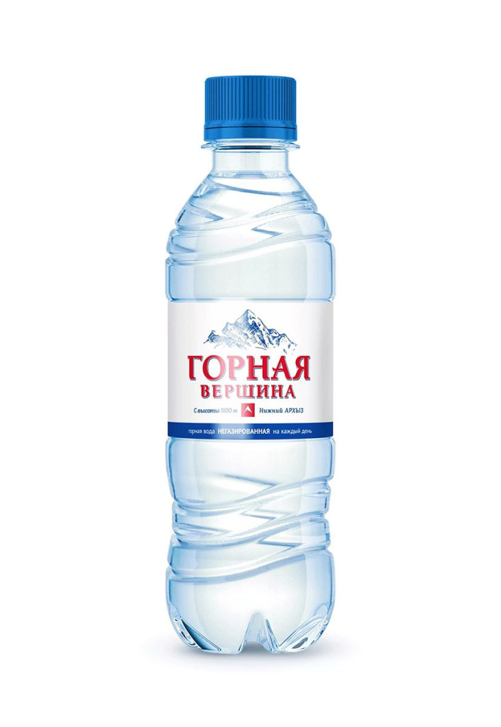 Вода "Горная вершина" 0.33л*12 шт негаз
