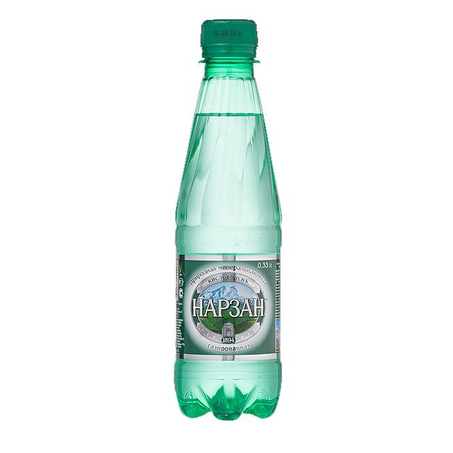 Природная вода Нарзан пластик 0,33л х 24 бут