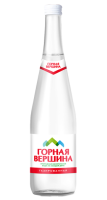 Вода питьевая «Горная вершина» газированная 0,5л х 12 бут стекло