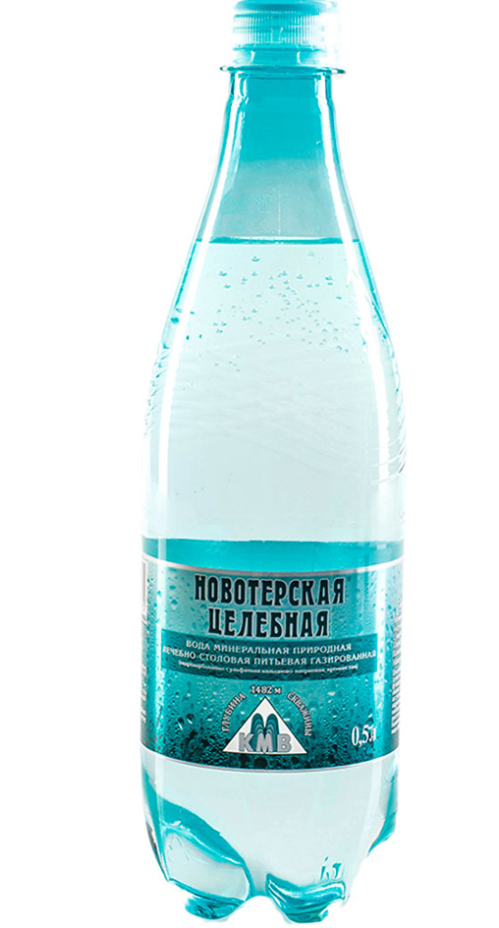 Вода питьевая Новотерская 0,5л х 6шт газ