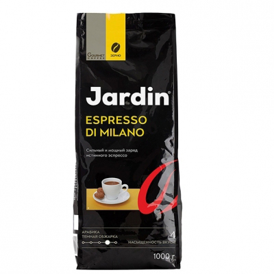 Жардин Эспрессо ди Милано 1000г кофе зерно жар.прем/с