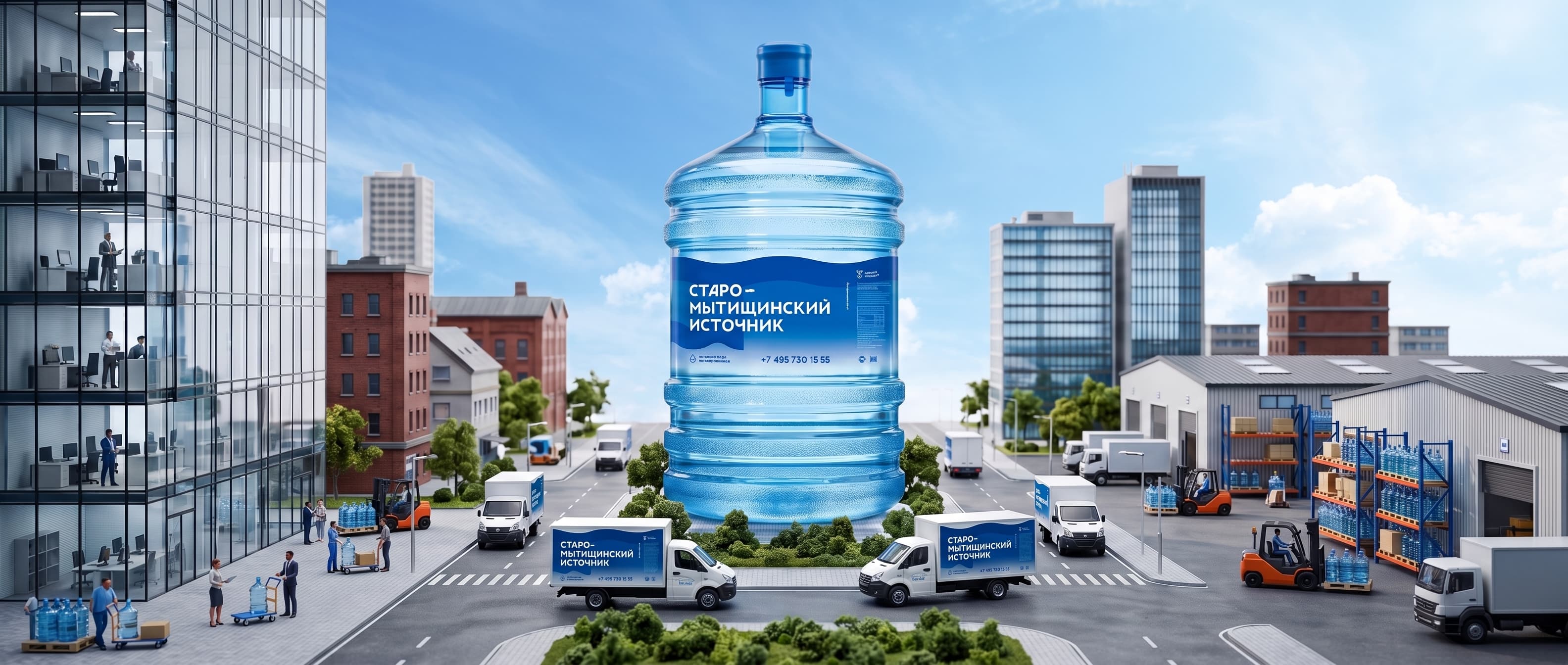 Вода питьевая оптом - купить от 350 руб/19 л 