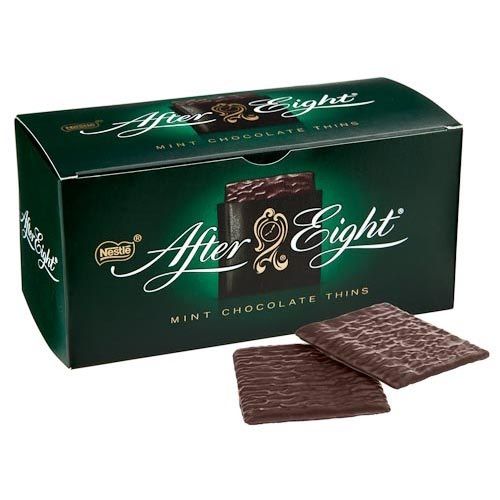 Шоколад  со  вкусом  мяты  AFTER  EIGHT (200гр)