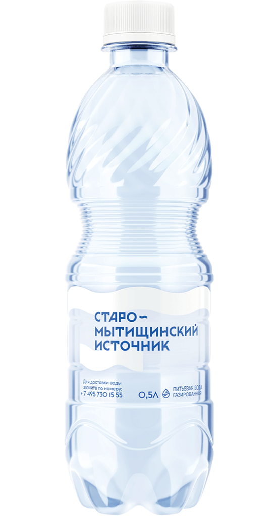 Вода питьевая Источник Старо-Мытищинский 0,5л*12шт газ