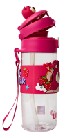 Бутылка для воды детская - LOTSO (Мишка), 600 мл, с трубочкой 