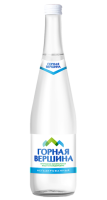 Вода питьевая «Горная вершина» негазированная 0,5л х 12 бут стекло