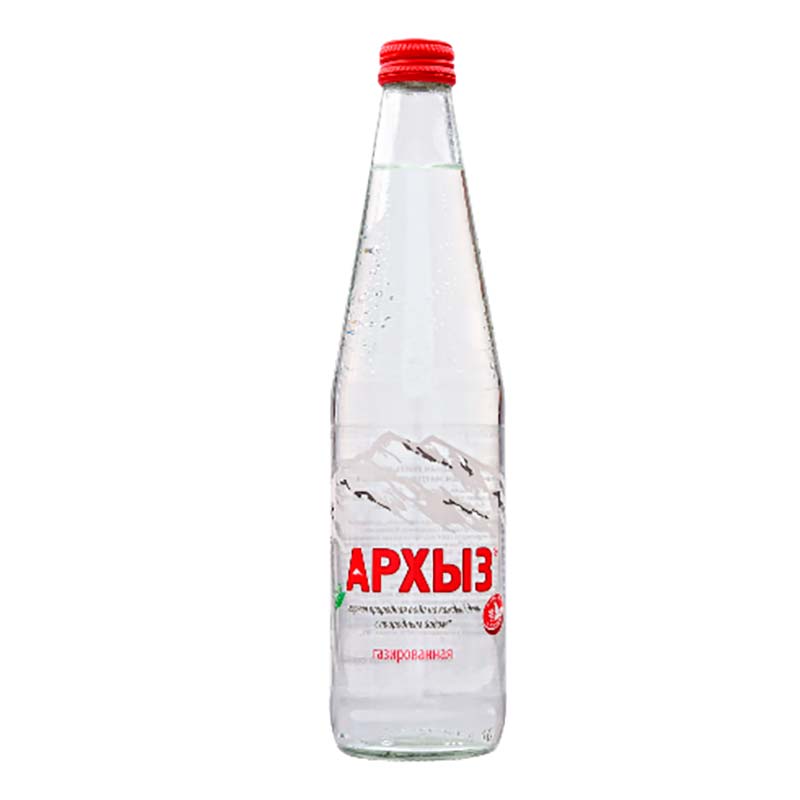 Вода питьевая Архыз газ 0,5л х 20бут стекло