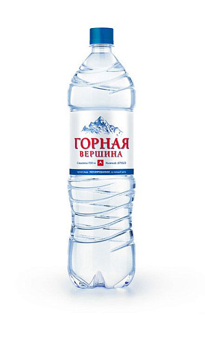 Вода питьевая "Горная вершина" 1,5л*6шт негаз