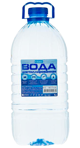 Вода Дистиллированная Glanz 5л