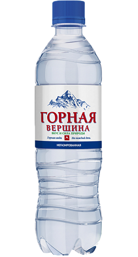 Вода питьевая "Горная вершина" 0.5л*12 шт негаз