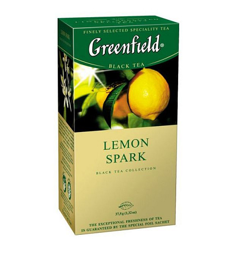 Чай Greenfield Lemon Spark черный 25 пакетиков
