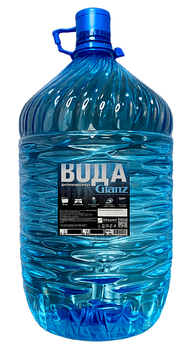 Вода Дистиллированная Glanz 19л