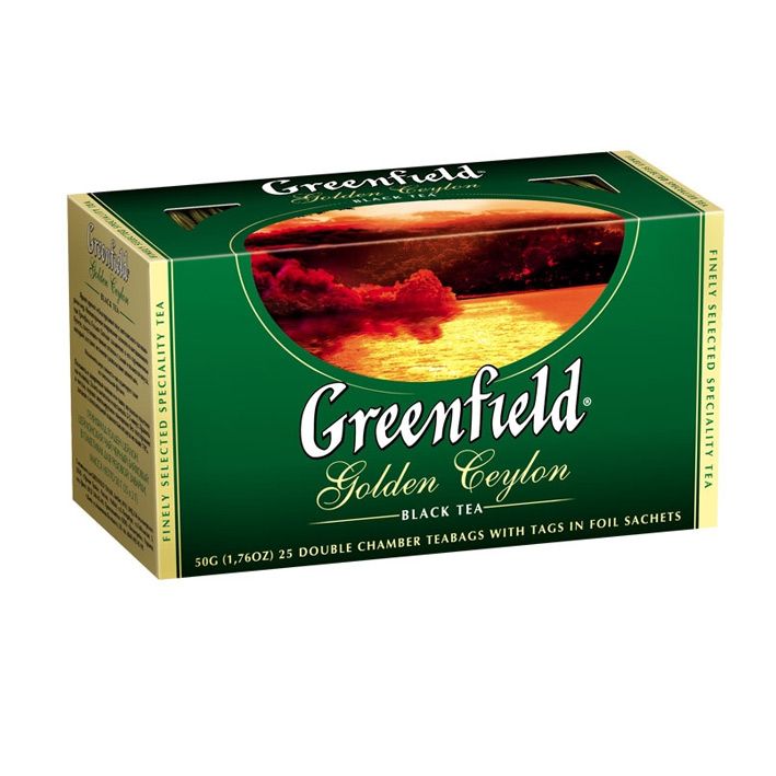 Чай Greenfield Цейлонский черный (Golden Ceylon) 25 пакетиков