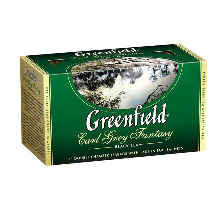 Чай Greenfield Earl Grey Fantasy черный 25 пакетиков